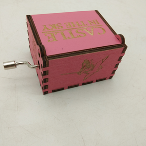 Caja de Música Personalizada de Madera para Días Festivos, Cajas de Regalo de Madera, Artesanías de Madera Tallada con Asa - Product Image 4