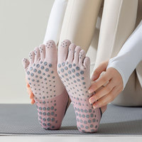 PASUXI Offre Spéciale antidérapant coton cinq doigts Yoga bas doigt complet demi doigt moyen tube femmes Yoga chaussettes
