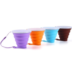 Taza de Café Plegable de Silicona de 270 ml, Taza para Beber Plegable con Tapa - Product Image 5