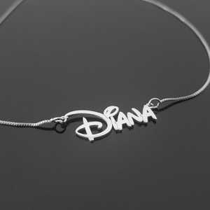 Disneip <span class=keywords><strong>nome</strong></span> <span class=keywords><strong>collana</strong></span>, il <span class=keywords><strong>nome</strong></span> della <span class=keywords><strong>collana</strong></span> per le ragazze, adolescente, <span class=keywords><strong>Collana</strong></span> in acciaio inox monili di colore di ritegno - Product Image 4