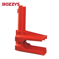 Verrou de sécurité à clé réglable BOZZYS pour robinet à bille, pour tuyaux de 50 à 200 mm, utilisation dans l'industrie chimique
