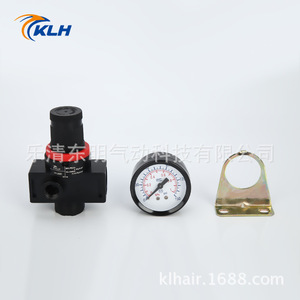 Válvula Reductora de Presión de Aire Klh Br2000 1/4 Pulgadas, Regulador de Gas Neumático de Uso General - Product Image 1