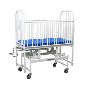 Ziekenhuis Pediatrische Handleiding Hoogte Verstelbare Icu Luxe Kinderen Verpleging <span class=keywords><strong>Bed</strong></span> Met Wielen - Product Image 1
