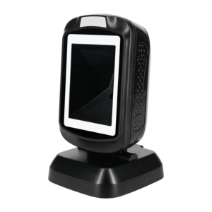 Lector de Códigos QR de Alta Velocidad Hongkai, Escáner de Códigos de Barras <span class=keywords><strong>2D</strong></span> con Cable, Manos Libres, Escaneo Omnidireccional de 360°, Negro, USB, 2 Años de Garantía - Product Image 1