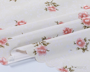 Nuovo Design <span class=keywords><strong>Tovaglia</strong></span> in PVC Bianco con Motivo Floreale Rosa - Product Image 6