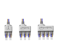 Connecteur électrique rapide pour éclairage LED XC-JXD-D2 18-22AWG 2 broches non pelable et dénudé
