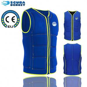 سترة نجاة للبالغين من النيوبرين والبولي فينيل كلوريد للرياضات المائية مثل ركوب الأمواج والسباحة والتجديف، بعلامة تجارية خاصة ومعتمدة من CE - Product Image 5