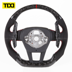 Volante de Fibra de Carbono Real TDD Compatible con Audi A6 A4 A5 A7 Q3 - Product Image 5