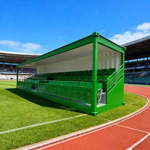 Tribune de football portable en acier, tribunes pour spectateurs sportifs, tribune de stade de football avec roulettes pour la vente en Irlande et au Royaume-Uni - Product Image 2