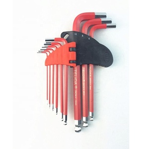 FIORIRE 9 pz Extra long Arm Sfera <span class=keywords><strong>Hex</strong></span> Key & Nero finitura chiave A Brugola set e chiave A Brugola - Product Image 6