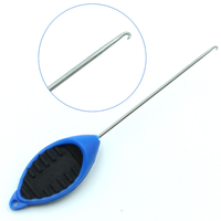Kit d'aiguilles à carpe portables 5 pièces/boîte, aiguille à appât en plastique durable 36G pour la pêche à la carpe en rivière et en lac, accessoires de pêche