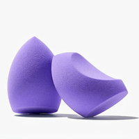 Nouvelles éponges de maquillage multicolores de forme personnalisée, extra douces, hydrophiles, sans latex, éponges de beauté, vente en gros