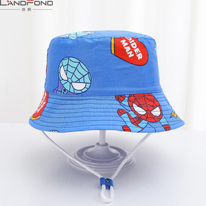 Chapeau Bob <span class=keywords><strong>Enfant</strong></span> Landfond pour l'été, motif dessin animé, style pêcheur, pour bébés filles et garçons, idéal plage et plein air - Product Image 6