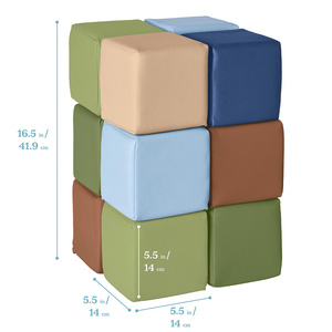Jouet éducatif et amusant, 12 pièces, blocs de construction en mousse sûrs et doux pour les tout-petits - Product Image 3