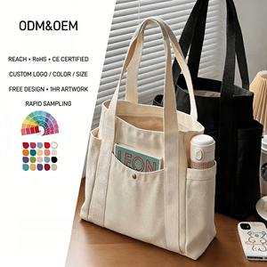 Sac fourre-tout en toile - Sac à bandoulière polyvalent au design esthétique pour le <span class=keywords><strong>travail</strong></span>, <span class=keywords><strong>les</strong></span> trajets quotidiens et l'école, idéal pour <span class=keywords><strong>les</strong></span> livres et l'usage quotidien - Product Image 2