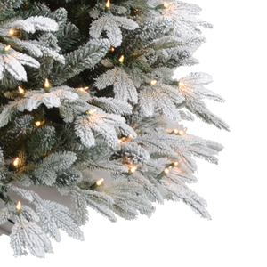 2025 PE + PVC hỗn hợp nhân tạo tuyết trắng đổ xô Cây giáng sinh - Product Image 6