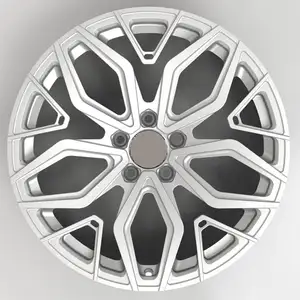 15 16 17 18 20 21 22 23 24 Inch White Staggered Spoke 5x120 Wheels 19 White For Bmw Audi Car Rims