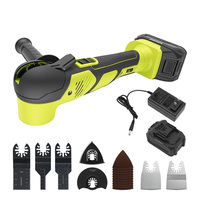 Scie sauteuse sans fil 21V sans balais, kit d'outils multifonctions, accessoires, lames, batterie 3Ah, courant 3A, garantie 3 ans sur la batterie