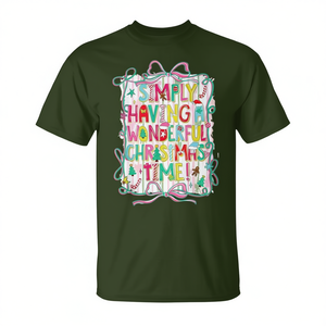 Camiseta con la frase "Simply Having A Wonderful Christmas Time", regalo navideño para los amantes de la Navidad - Product Image 2