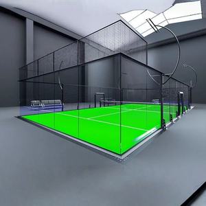 Pista de Pá<span class=keywords><strong>del</strong></span> Panorámica con Marco de Vidrio Templado, Pista de Pá<span class=keywords><strong>del</strong></span> Profesional para Interiores y Exteriores - Product Image 5