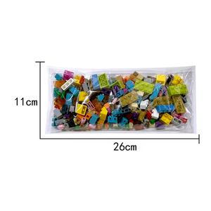 ชุดอิฐก่อสร้างพลาสติกแบบคลาสสิก500ชิ้นอิฐของเล่นแบบทำมือชุดตัวต่อ300ชิ้นพร้อมแบรนด์หลักทั้งหมด - Product Image 4