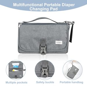 Free sample High Quality Multifunctional <b>Waterproof</b> Custom Travel Changing <b>Mat</b> Portable Diaper Changing Pad for Baby - Product Image 5