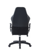 Chaise de jeu ergonomique à dossier haut, siège d'ordinateur de type voiture de course, chaise de bureau réglable avec repose-pieds, support lombaire, chaise pivotante