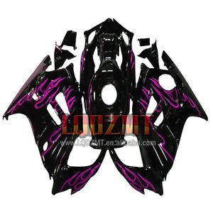 Corps d'injection flammes roses + réservoir pour HONDA <span class=keywords><strong>CBR</strong></span> 600F3 <span class=keywords><strong>600</strong></span> CBR600 <span class=keywords><strong>F3</strong></span> FS CC CBR600F3 95 96 91LQ.258 CBR600FS <span class=keywords><strong>1995</strong></span> 1996 carénage OEM - Product Image 1