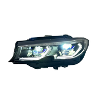 Phares avant laser SJC pour BMW Série 3 320i 325i 330i 2018-2022 G28 G20, phares jaunes/blancs DRL LED modifiés