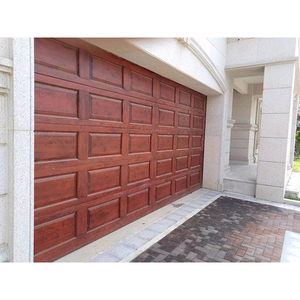 Porte de <span class=keywords><strong>Garage</strong></span> à deux sections américaines modernes, 16x8, en <span class=keywords><strong>bois</strong></span> massif, isolée, 9x8, porte de <span class=keywords><strong>Garage</strong></span> à rabat - Product Image 5