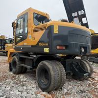 Excavadora de Ruedas Original Hyundai 150 60 140 210 con Transferencia Conveniente y que Ahorra Esfuerzo, Adecuada para Diversas Condiciones de Trabajo