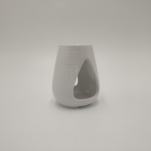 Diffuseur d'ambiance décoratif en céramique blanche pour bougies et encens, <span class=keywords><strong>sans</strong></span> chauffage électrique, pour l'intérieur - Product Image 6