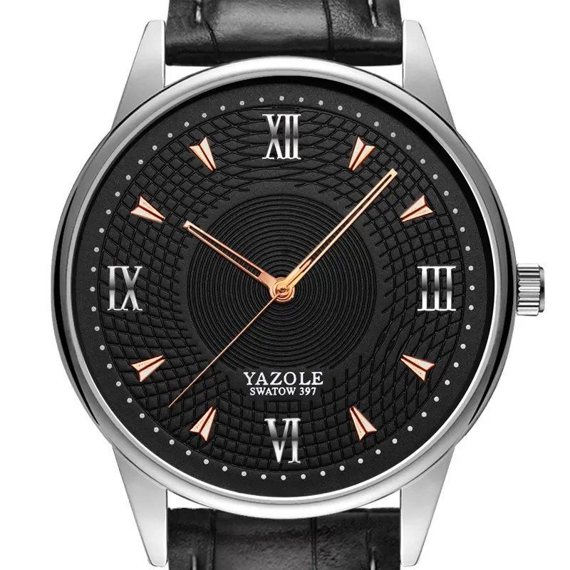 OEM accept YAZOLE 397 Men's Casual Sports Watch Fashion Simple Business Men's Watch Waterproof Quartz Watch Relojes