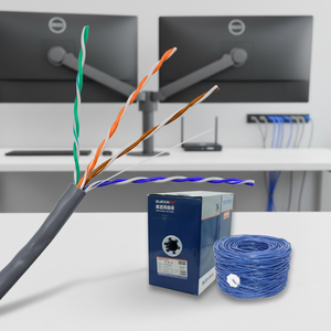 Câble Réseau Cat 6 UTP 305M CCA <span class=keywords><strong>FTP</strong></span> Isolé en Cuivre 1000 Ft Câble LAN 30Cm CMP Câbles de Communication en Cuivre Massif - Product Image 5