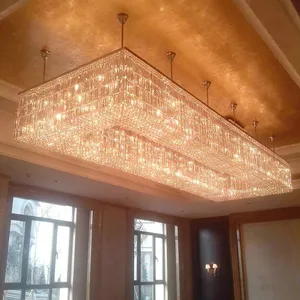 Plastic crystal chandelier ball round brass dunqi oem customized dunqi steel steel crystal hotel led mid century