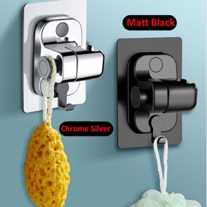 Soporte ajustable para cabezal de ducha con gancho, cabezal de ducha de mano extraíble y soporte de succión para montaje en pared - Product Image 3