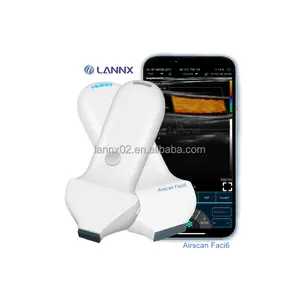 LANNX Airscan Faci6 pemindai Ultrasound, pemindai genggam USG genggam desain portabel tahan air Doppler Ultrasound