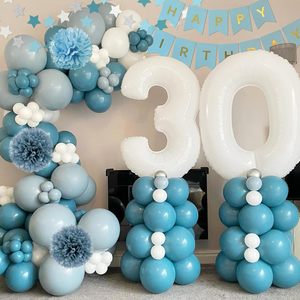 <span class=keywords><strong>Globos</strong></span> Azules <span class=keywords><strong>para</strong></span> Decoración <span class=keywords><strong>de</strong></span> Fiestas con Pancarta <span class=keywords><strong>de</strong></span> Feliz <span class=keywords><strong>Cumpleaños</strong></span>, Cortina <span class=keywords><strong>de</strong></span> Flecos, Decoraciones <span class=keywords><strong>de</strong></span> <span class=keywords><strong>Cumpleaños</strong></span> Azul Claro <span class=keywords><strong>para</strong></span> Bebés, Niños, Niñas, Hombres y Mujeres - Product Image 3