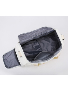 맞춤형 로고 위켄더 백 여성용 대형 여행 더플백 신발 칸이있는 오버나이트 백 - Product Image 5