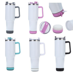 กระติกน้ำเก็บความร้อนสแตนเลสสุญญากาศสองชั้นขนาด40ออนซ์พร้อมที่จับมือ6-12ชั่วโมง - Product Image 4