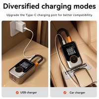 Portable Mini air Compressor 150PSI Motorcycle air Pump Electric Tires Inflator Cordless air Inflator for Bike Ball