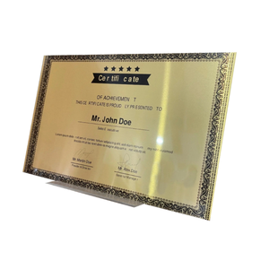 Wit Zilverachtig Glanzend Oppervlak Afdrukbare Metalen Plaat Aluminium Sublimatie Fotoafdrukken Voor Certificaat Of Bewegwijzering - Product Image 1