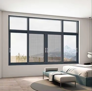 Hiện đại Châu Âu Thiết kế phòng ngủ mức độ trượt kính nhôm cửa sổ trượt trơn tru trở lên trượt cửa sổ nhôm cửa sổ Sash - Product Image 3