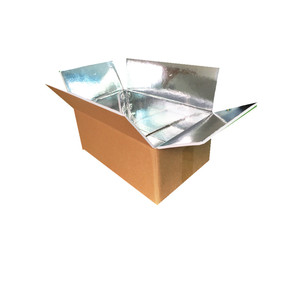Caja de Cartón Aislante de Aluminio para Cadena de Frío, Caja Plegable de Espuma Aislante para Mariscos, Frutas Frescas, <span class=keywords><strong>Sushi</strong></span>, Gelatina y Alimentos - Product Image 5