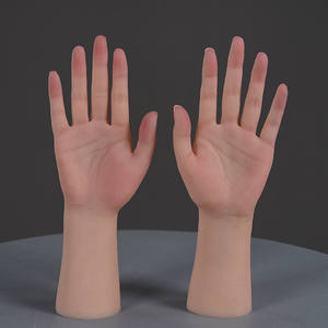 Main de Pratique en Silicone Artificielle Très Réaliste, Mannequin d'Affichage de Bijoux pour Manucures et Prothésistes Ongulaires - Product Image 4