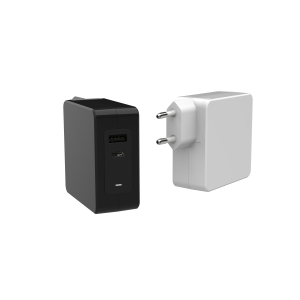 Adaptador de Corriente de 65W de Alta Velocidad Tipo-<span class=keywords><strong>C</strong></span> PD QC2.0 OTP, Delgado, Plegable, Ecológico, Certificado ETL FCC, con Protección OV/<span class=keywords><strong>OC</strong></span>, Enchufe Estadounidense, para Móviles - Product Image 6