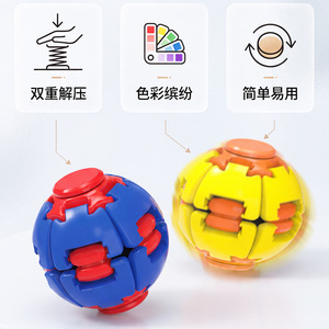 Juguete Antiestrés <span class=keywords><strong>de</strong></span> Plástico Impreso en 3D <span class=keywords><strong>de</strong></span> Amazons Press-and-Spin, Pelota <span class=keywords><strong>de</strong></span> Dibujos Animados para Aliviar el Estrés, Regalo Navideño, Uso Portátil - Product Image 2