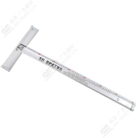 Regla recta/Regla de publicidad, herramientas de medición, regla de corte de seguridad de aluminio/trazador