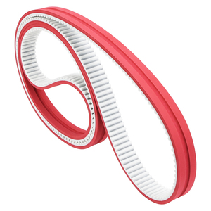 Özelleştirilebilir kırmızı kauçuk zamanlama kemeri aşınmaya dayanıklı taşlama dişleri çiftlik endüstrileri OEM desteklenen standart transmisyon kayışları - Product Image 2