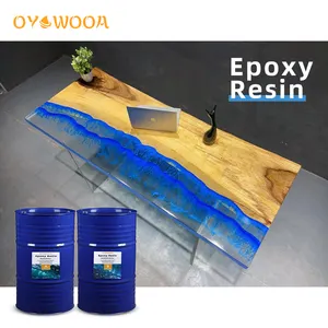 Usine en gros cristal liquide clair résine époxy plancher résine époxy rivière table résine spéciale